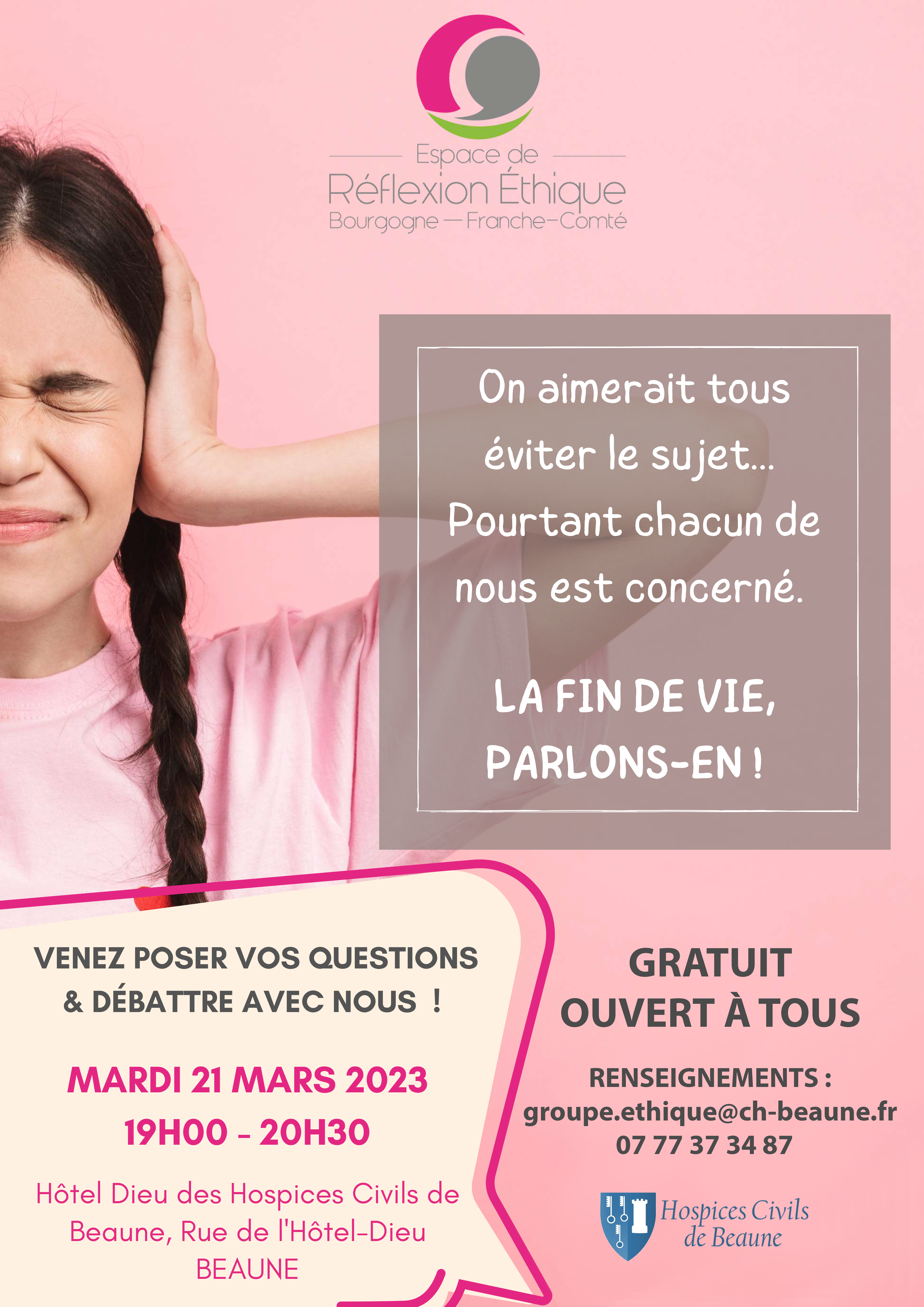 Soirée-débat : la fin de vie, parlons-en ! 